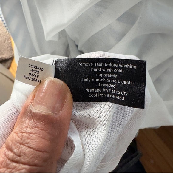 Lane Bryant Blue and White Striped Maxi Dress - Picture 9 of 11